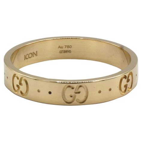 gucci anelli bigiotteria|Anello in oro 18 carati Icon GUCCI da donna .